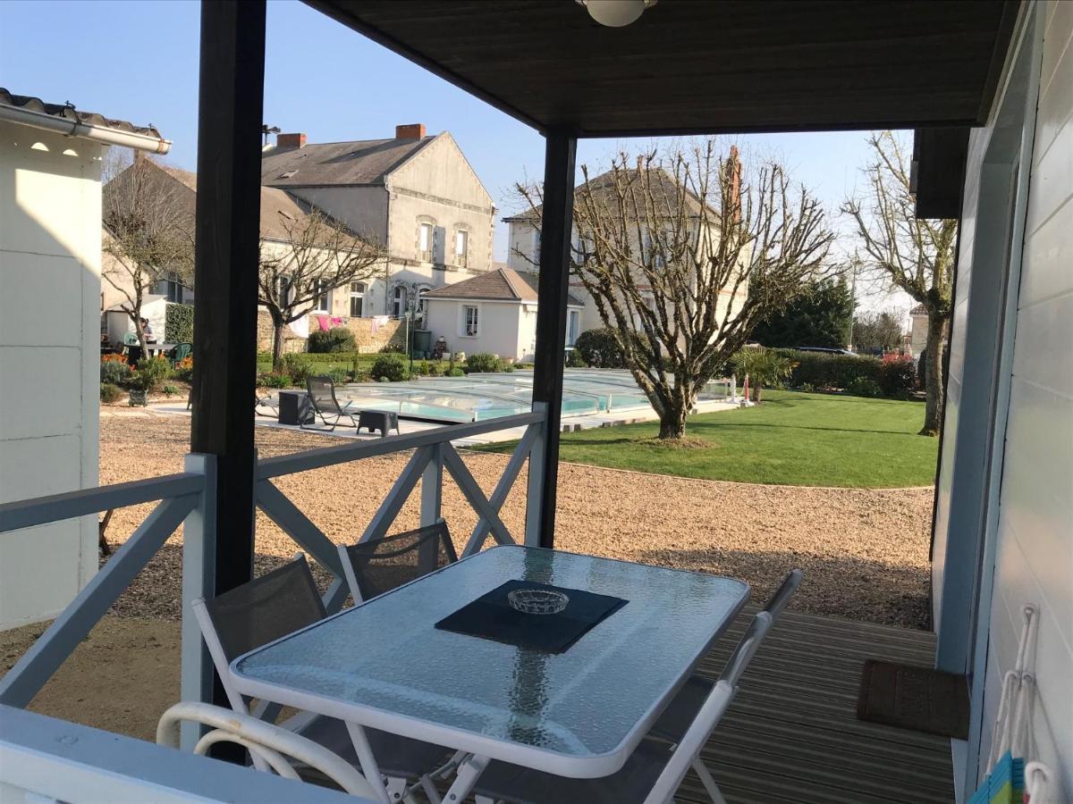 Gite Chalet-Piscine "Belle-Etoile" Touraine Anjou Courcelles-de-Touraine Exterior photo